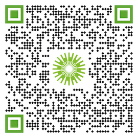 QR-Code der zur App der Hildegardis Apotheke in Trier führt 